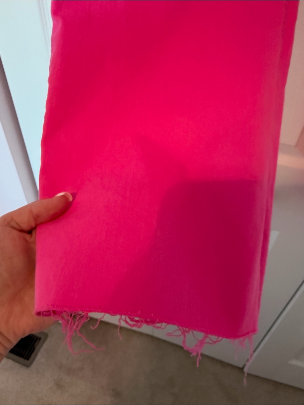 Lilly Pulitzer Hot Pink Straight-Leg Jeans - Picture 2 of 5